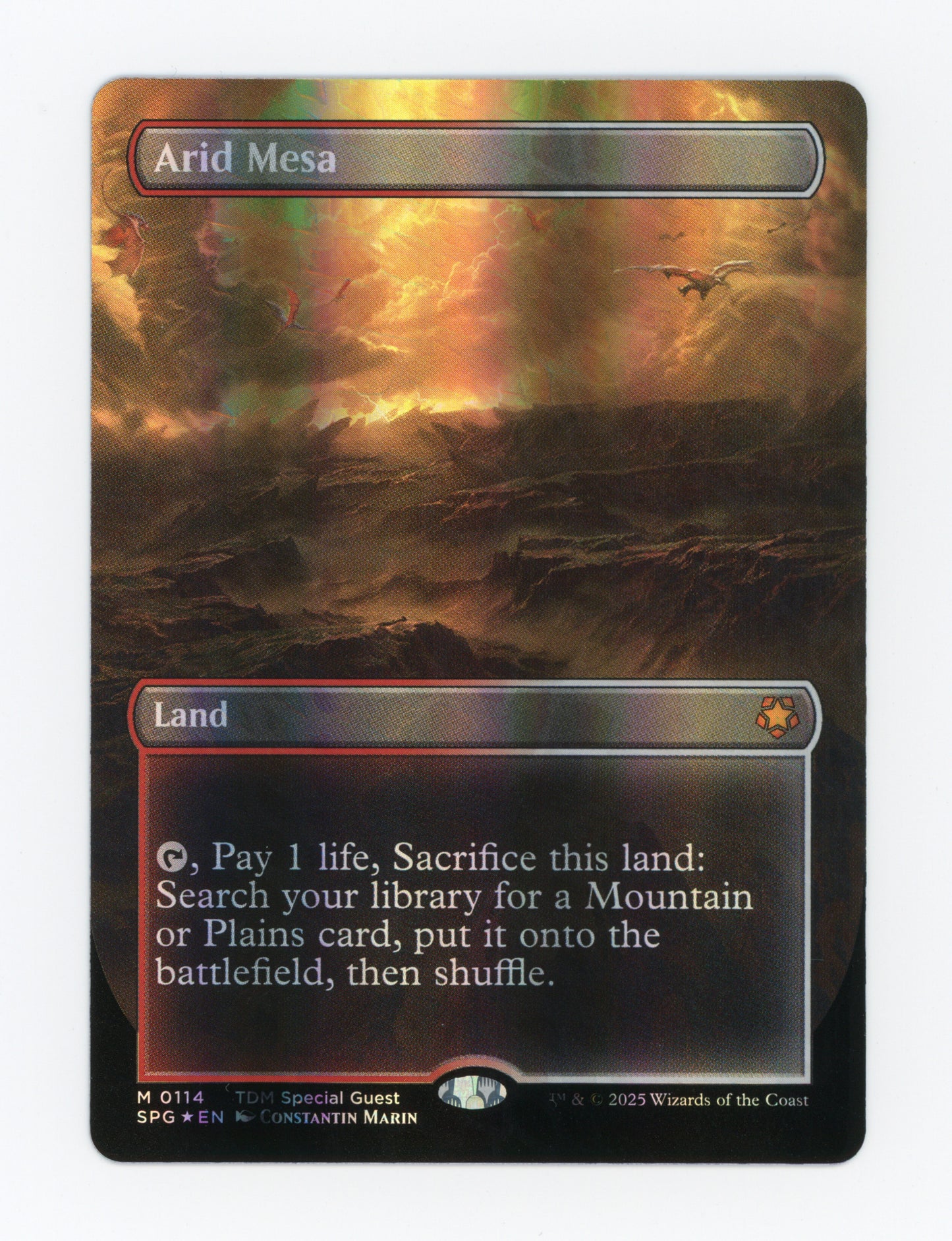 Arid Mesa — Borderless|Dragonscale Foil — ID 18567