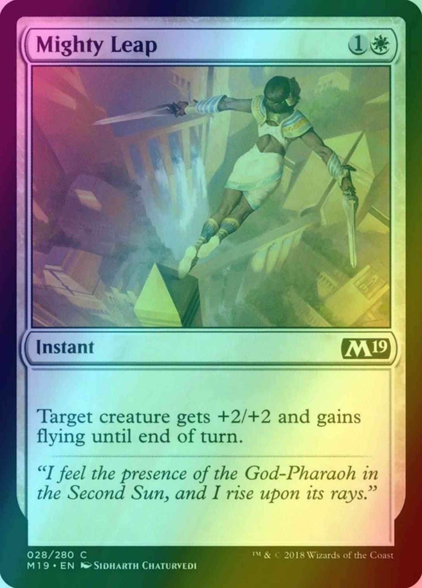 Mighty Leap [28] [Core Set 2019] [Foil]