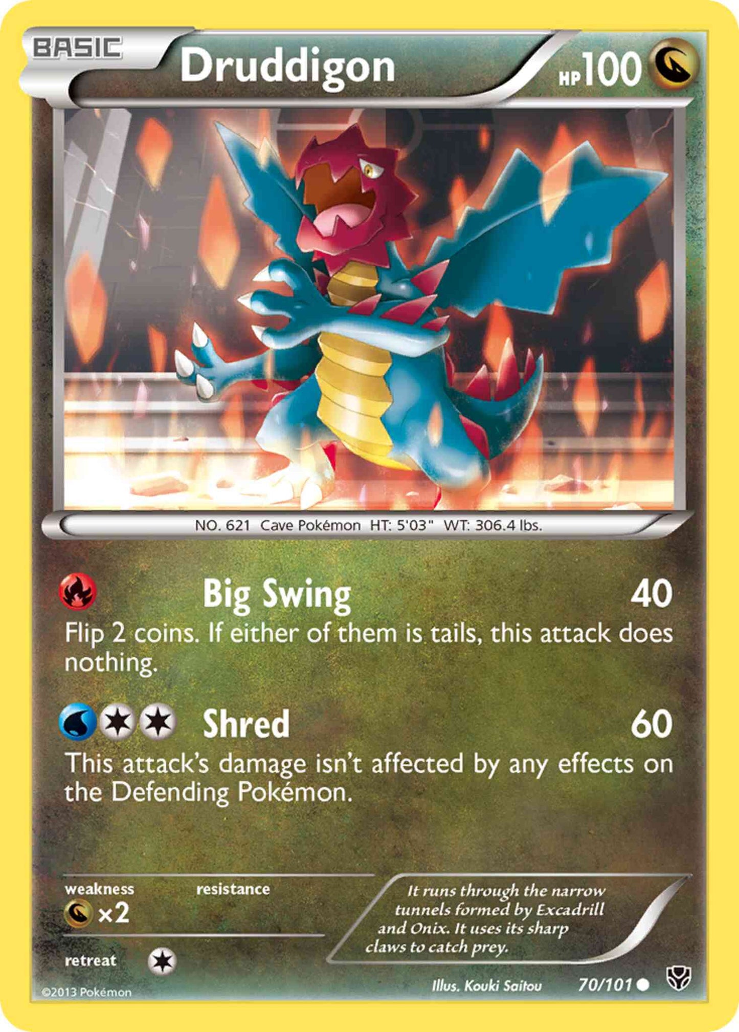 Druddigon - 70/101 - Common [bw10-70] [Non-Holo]