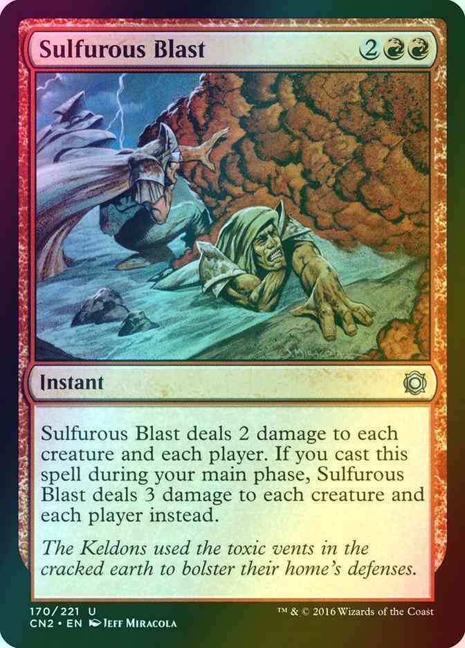 Sulfurous Blast [170] [Conspiracy Take The Crown] [Foil]