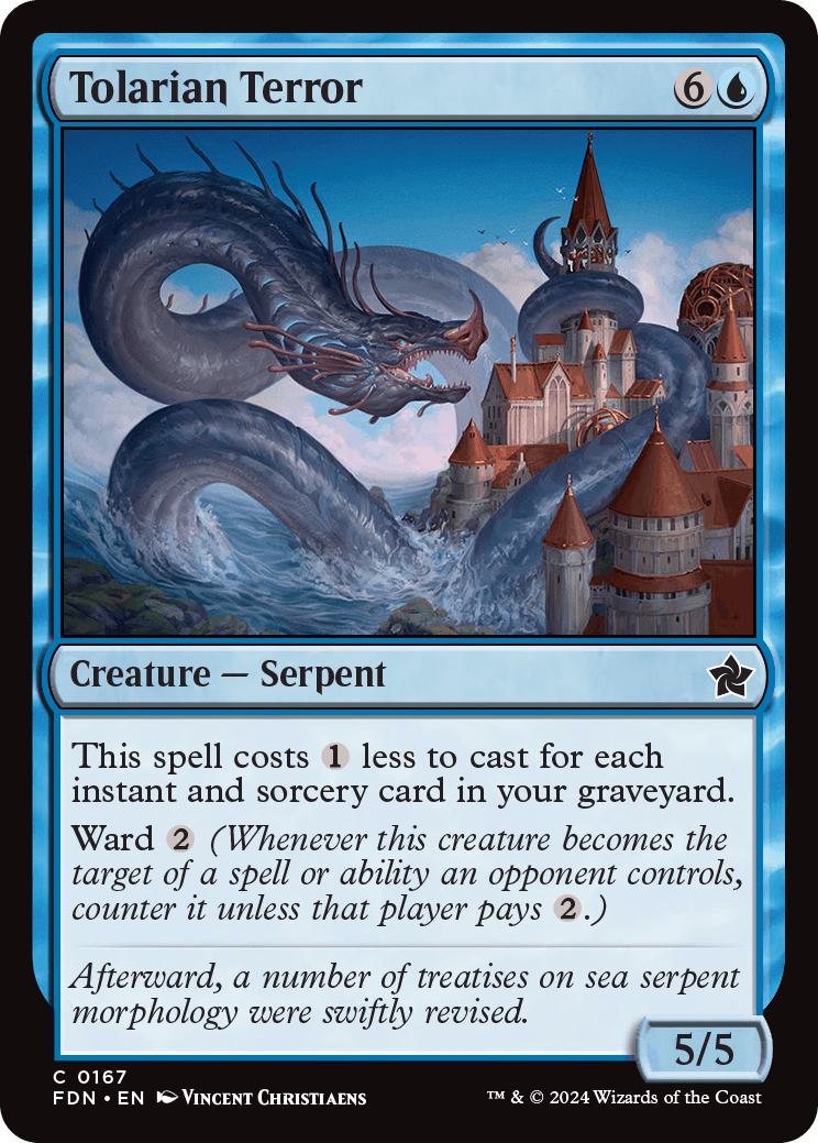 Tolarian Terror [167] [Foundations] [Non-Foil]