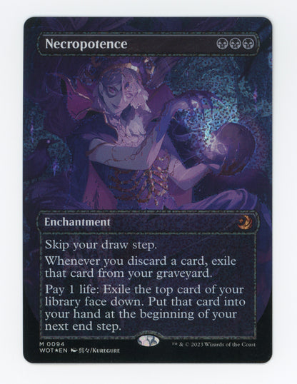 Necropotence — Borderless|Anime|Confetti Foil — ID 19322