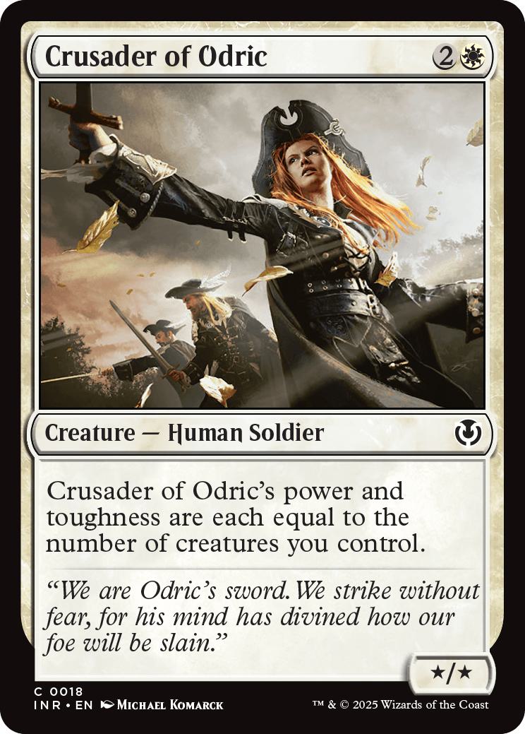 Crusader of Odric [18] [Innistrad Remastered] [Non-Foil]