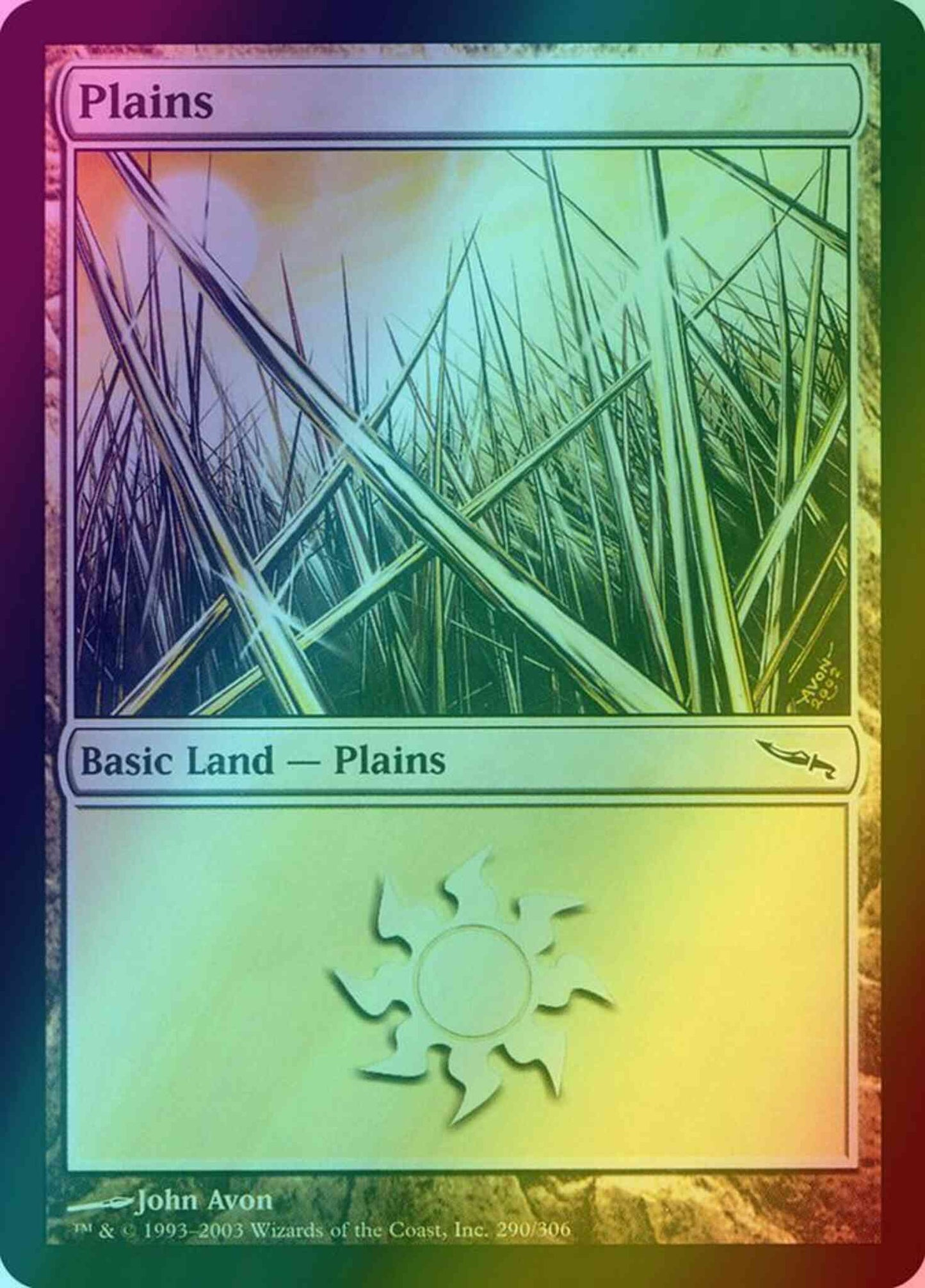 Plains [290] [Mirrodin] [Foil]