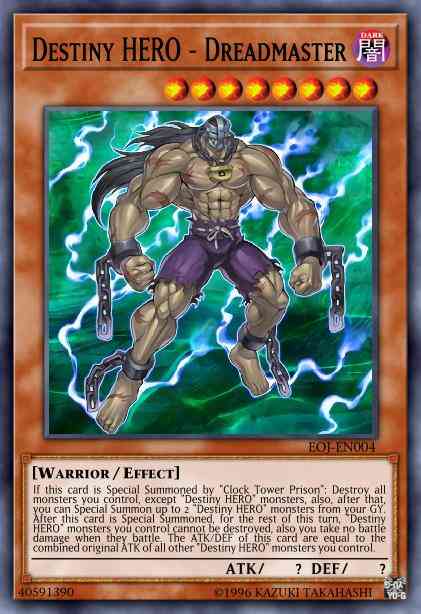 Destiny HERO - Dreadmaster - DP05-EN004 - Rare - Unlimited