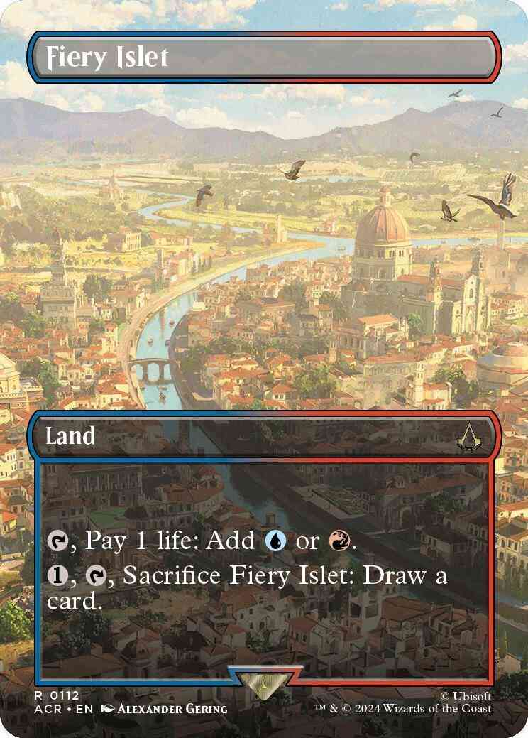 Fiery Islet [112] [Borderless] [Assassin's Creed] [Non-Foil]