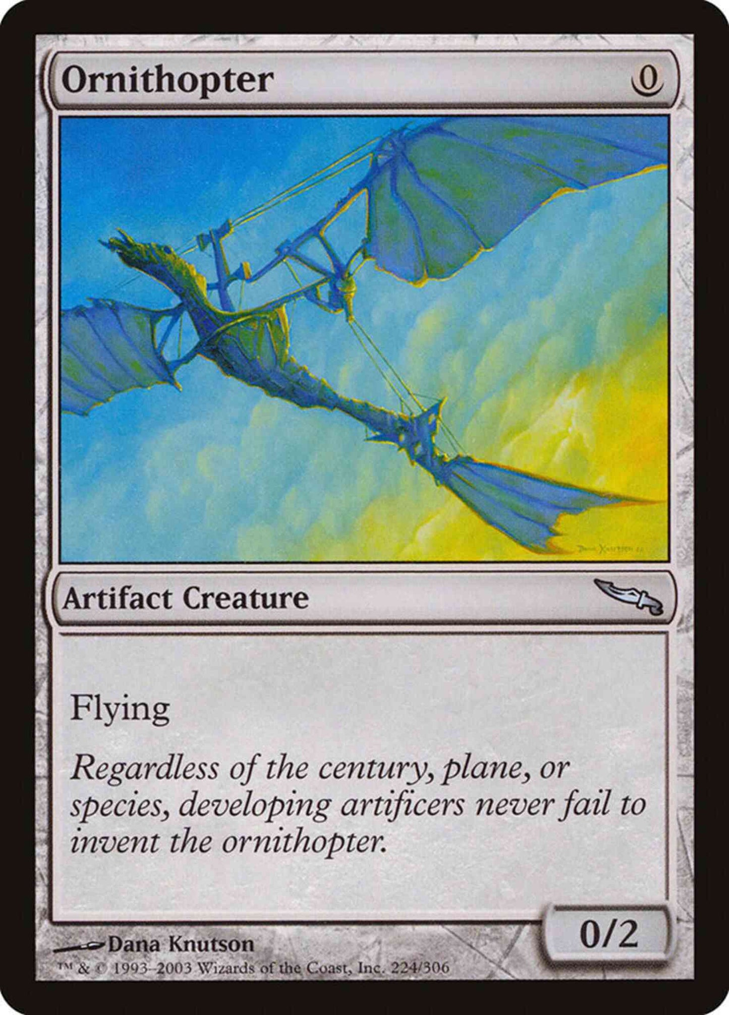 Ornithopter [224] [Mirrodin] [Non-Foil]