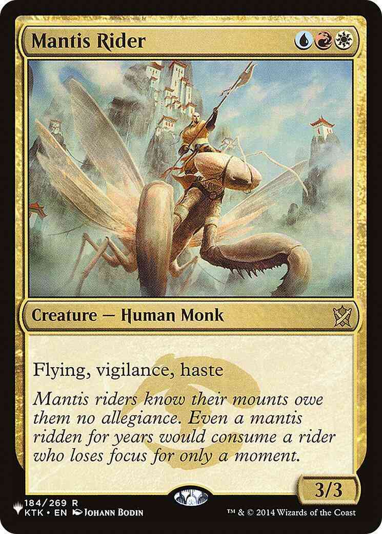 Mantis Rider [KTK-184] [The List] [Non-Foil]