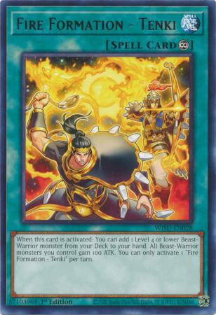 Fire Formation - Tenki - WISU-EN028 - Rare - 1st Edition