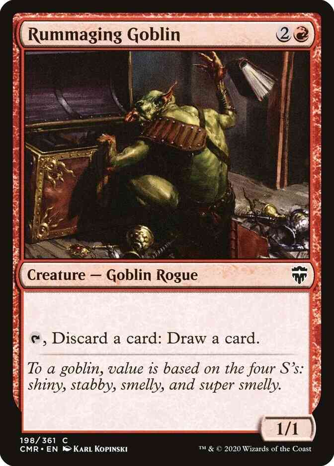 Rummaging Goblin [198] [Commander Legends] [Non-Foil]