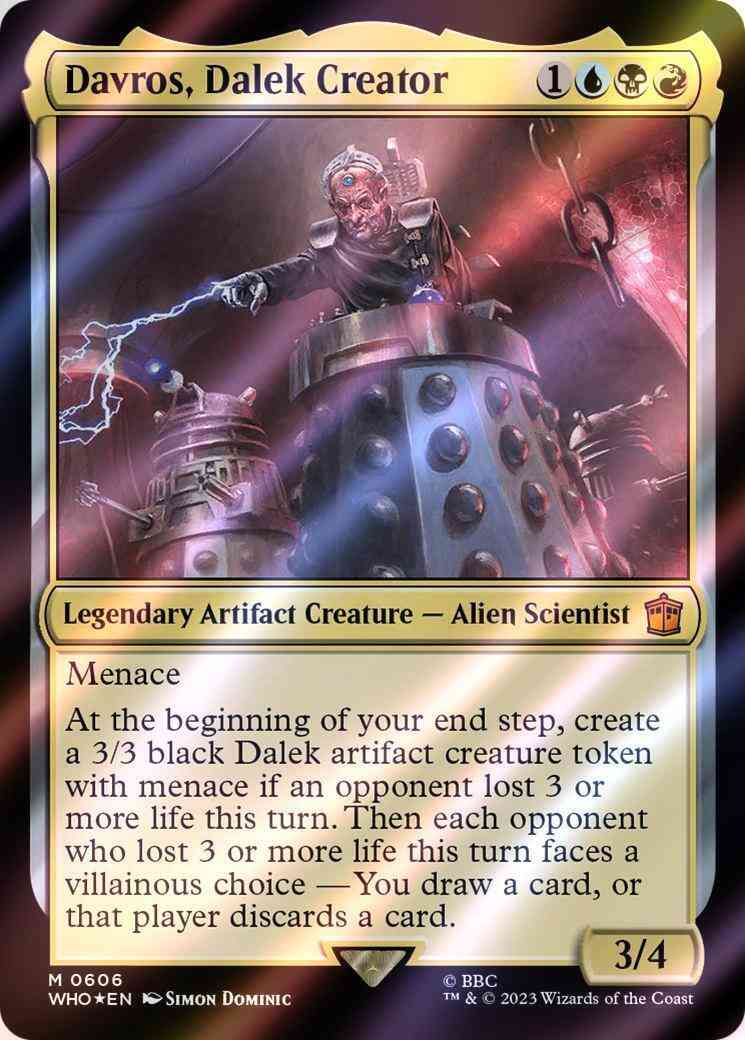 Davros, Dalek Creator [606] [Universes Beyond: Doctor Who] [Surge Foil]