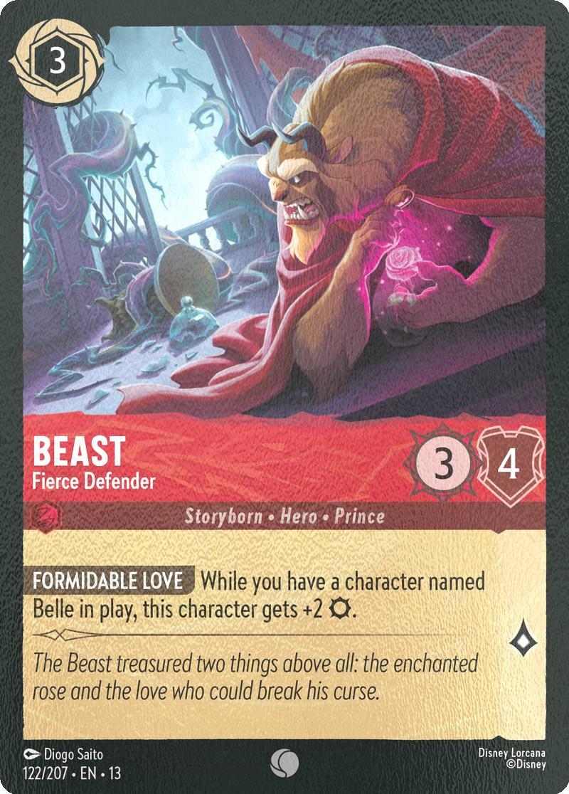 Beast - Fierce Defender - 122/204 [Attack of the Vine!] [Cold Foil]