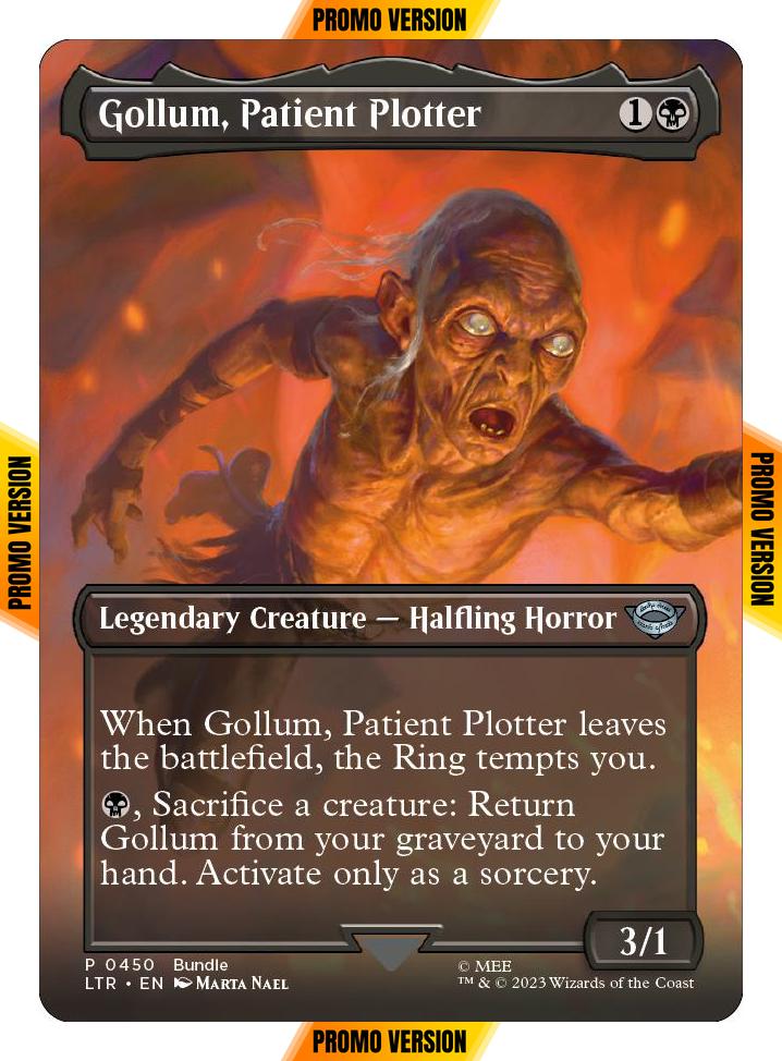 Gollum, Patient Plotter [450] [Borderless] [Bundle] [The Lord of the Rings: Tales of Middle-earth] [Non-Foil]