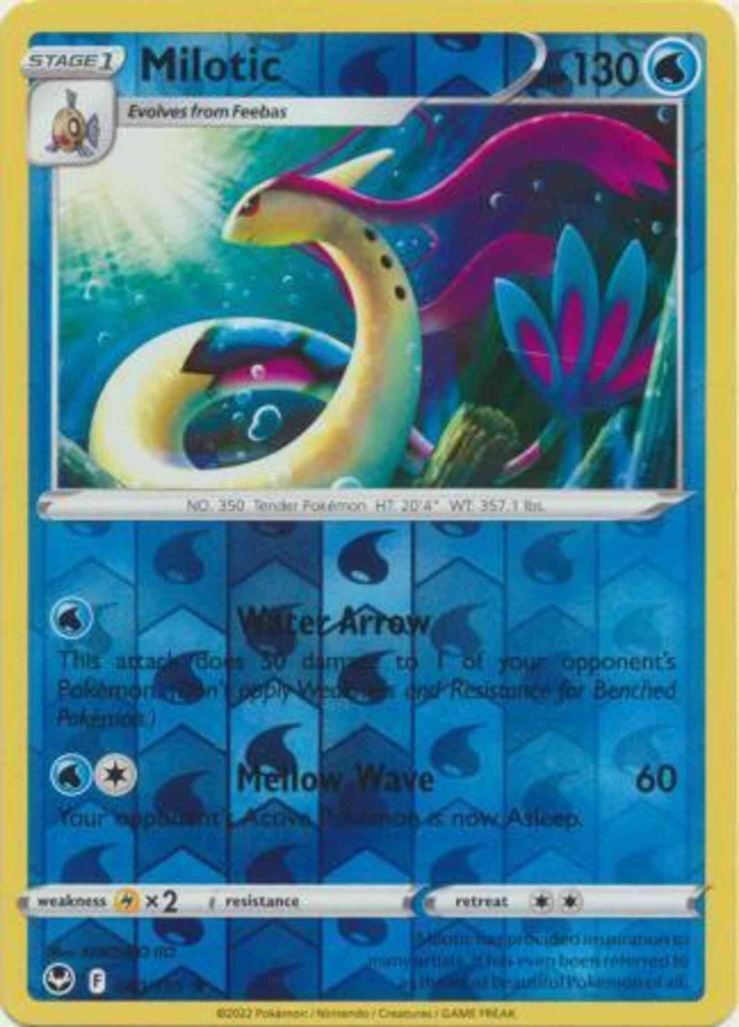 Milotic - 040/195 - Rare [swsh12-040] [Reverse Holo]