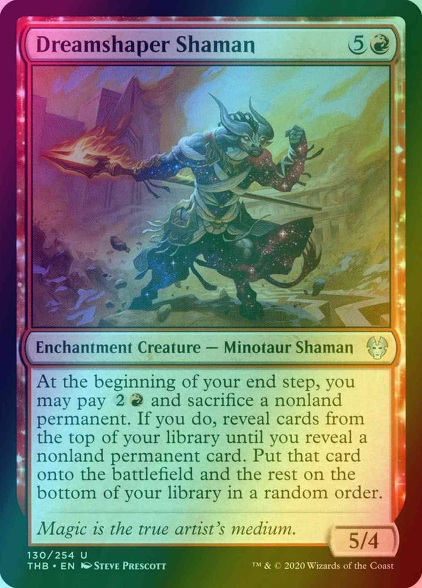 Dreamshaper Shaman [130] [Theros Beyond Death] [Foil]