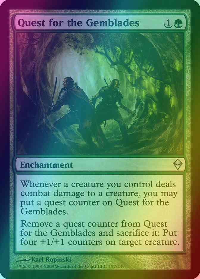 Quest for the Gemblades [177] [Zendikar] [Foil]