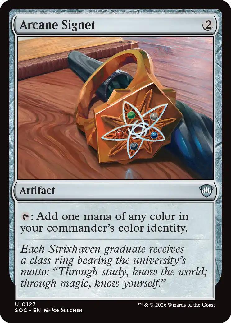 Arcane Signet [127] [Secrets of Strixhaven: Commander] [Non-Foil]