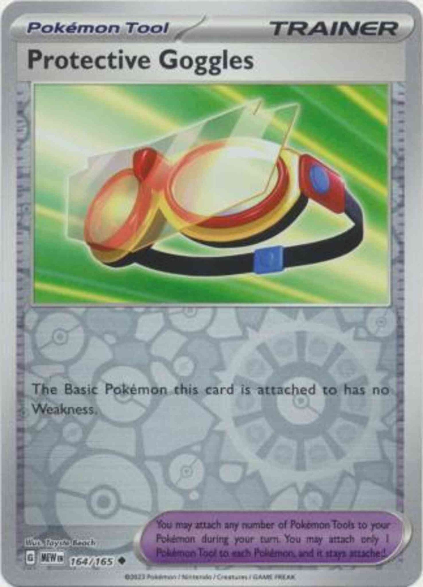 Protective Goggles - 164/165 - Uncommon [sv035-164] [Reverse Holo]