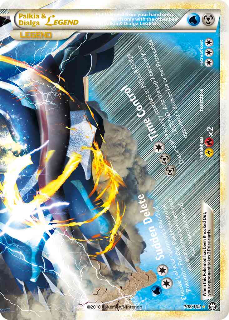 Palkia & Dialga LEGEND - 102/102 - LEGEND [hgss4-102] [Ultra]