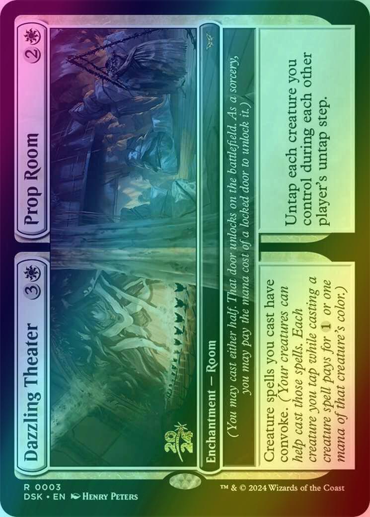 Dazzling Theater // Prop Room [3s] [Prerelease] [Duskmourn: House of Horror: Promos] [Foil]