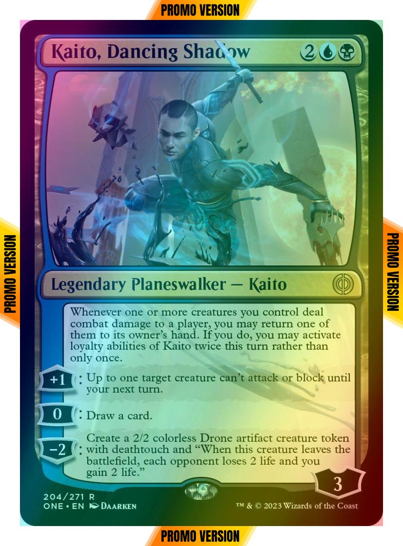 Kaito, Dancing Shadow [204p] [Promo Pack] [Phyrexia: All Will Be One: Promos] [Foil]