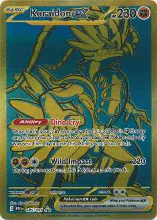Koraidon ex - 245/091 - Hyper Rare [sv045-245] [Secret]