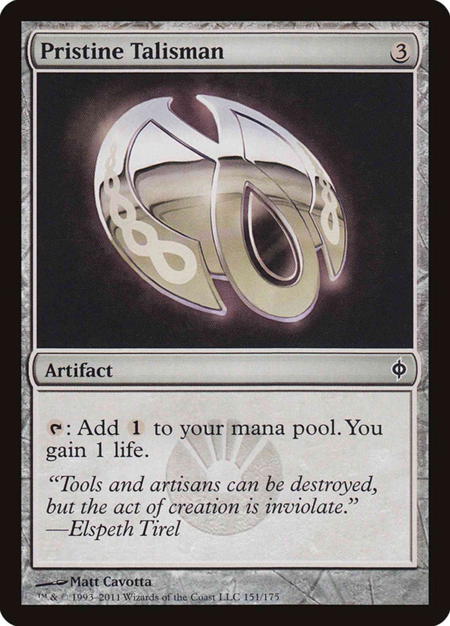 Pristine Talisman [151] [New Phyrexia] [Non-Foil]