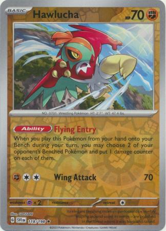 Hawlucha - 118/198 - Rare [sv01-118] [Reverse Holo]
