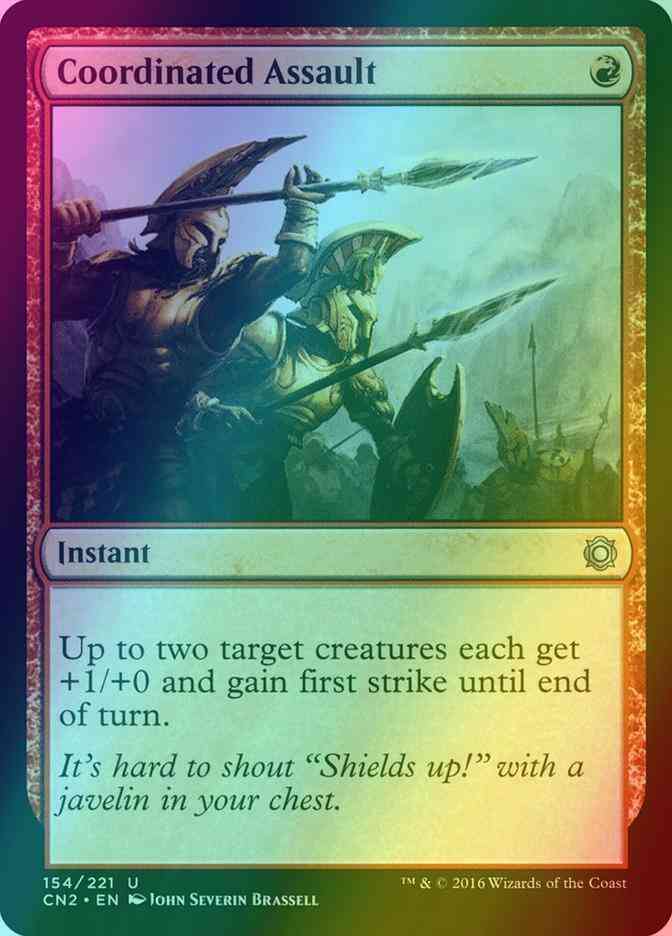 Coordinated Assault [154] [Conspiracy Take The Crown] [Foil]