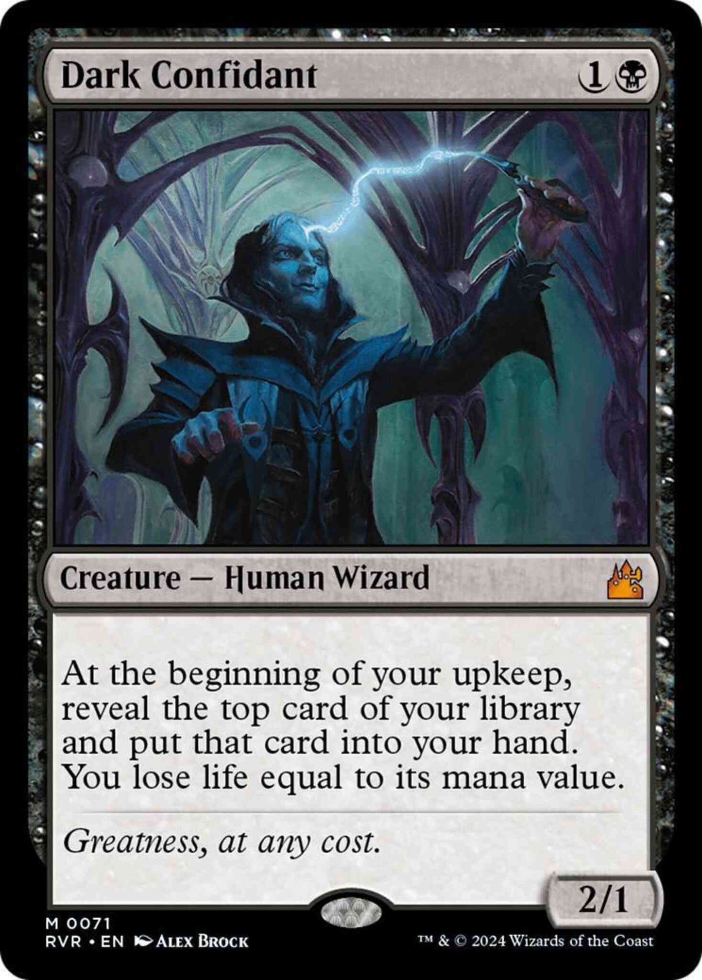 Dark Confidant [71] [Ravnica Remastered] [Non-Foil]
