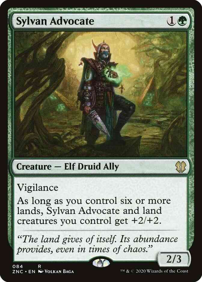 Sylvan Advocate [84] [Zendikar Rising Commander] [Non-Foil]