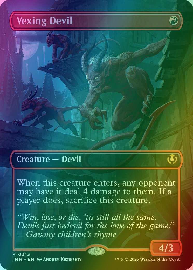 Vexing Devil [313] [Borderless] [Innistrad Remastered] [Foil]