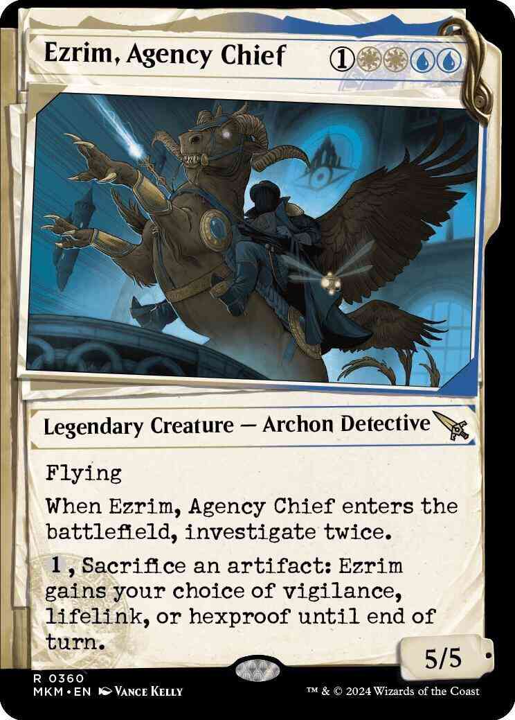 Ezrim, Agency Chief [360] [Dossier Showcase] [Murders at Karlov Manor] [Non-Foil]