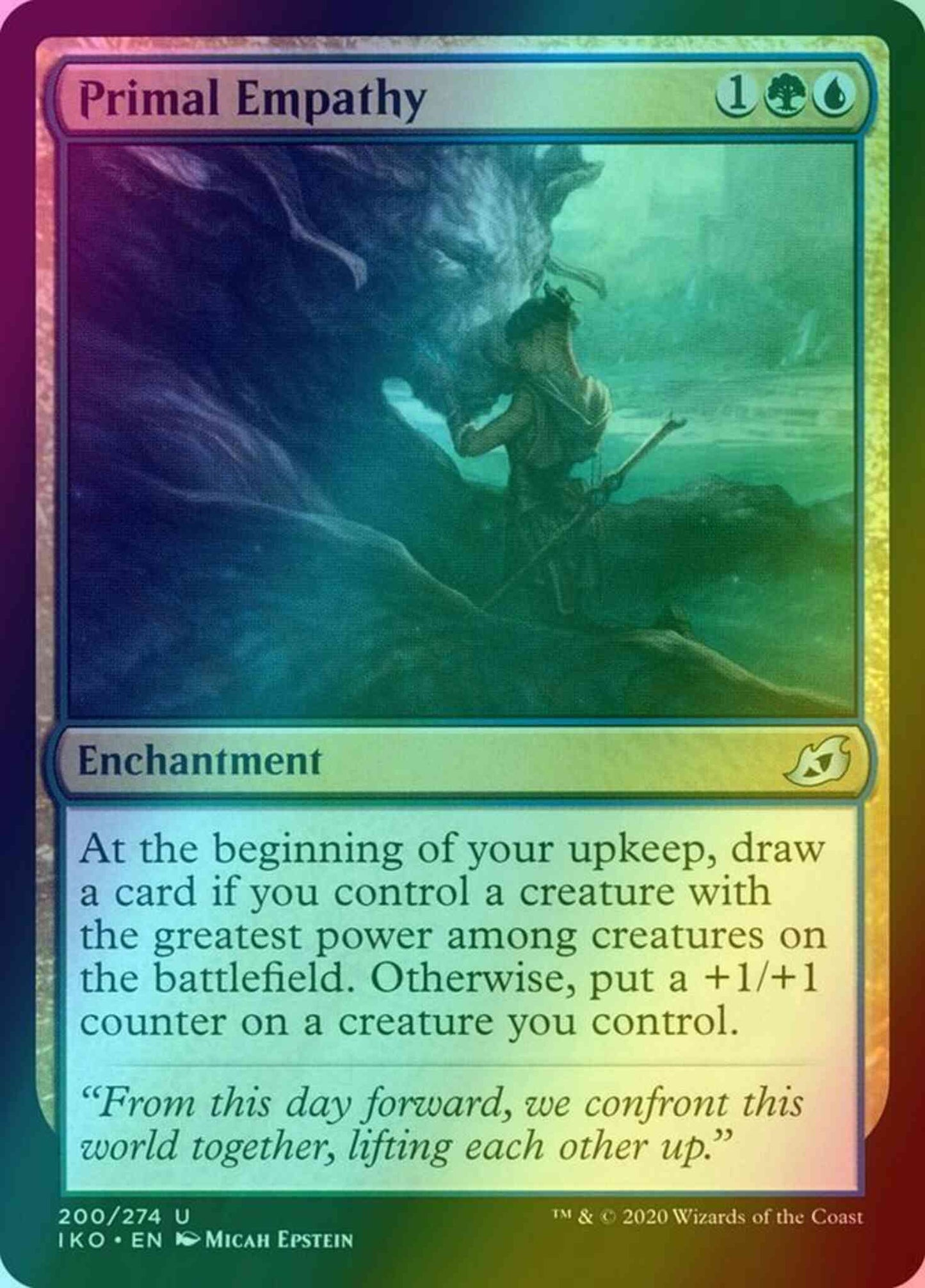 Primal Empathy [200] [Ikoria: Lair of Behemoths] [Foil]