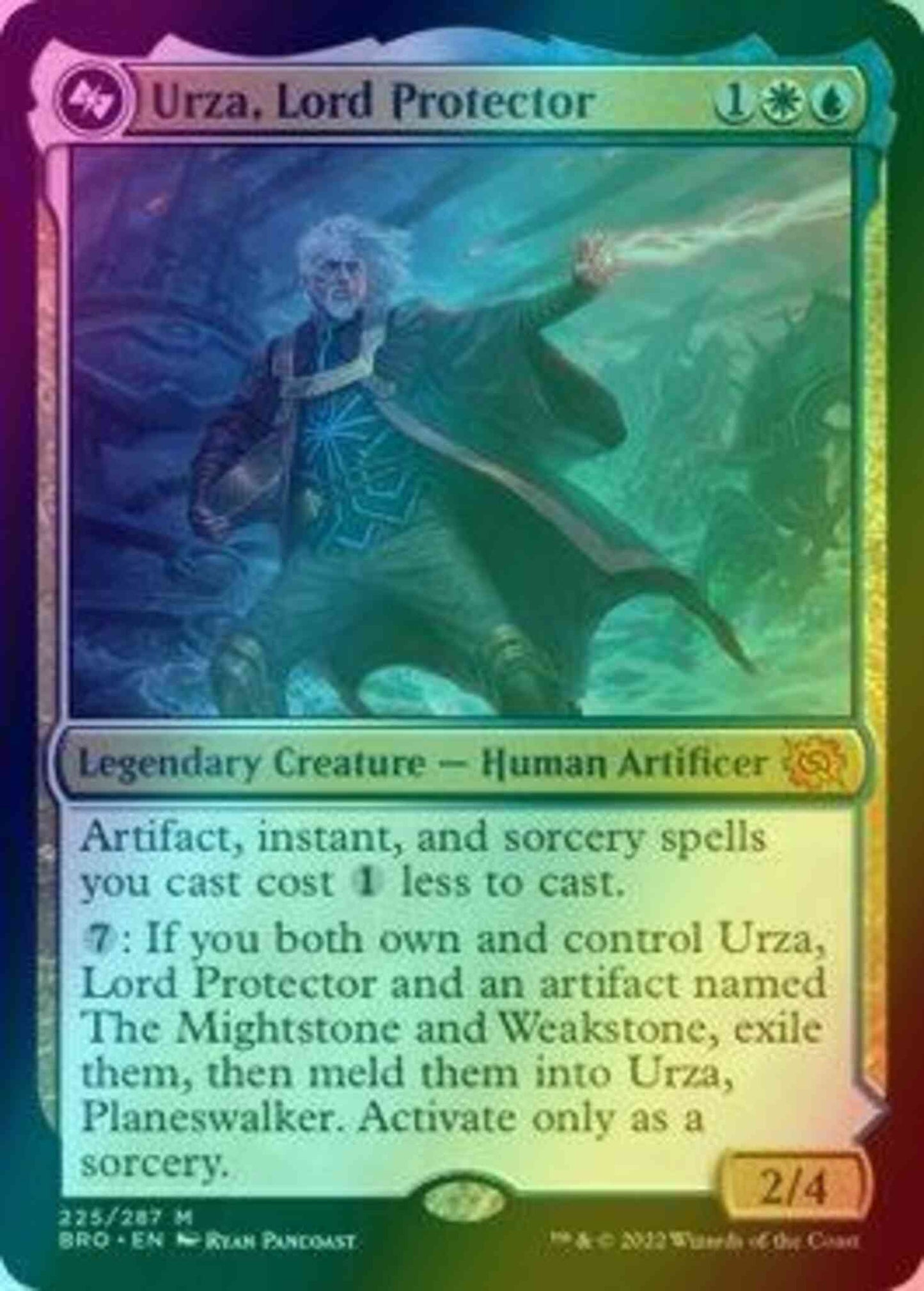 Urza, Lord Protector // Urza, Planeswalker [225] [The Brothers' War] [Foil]