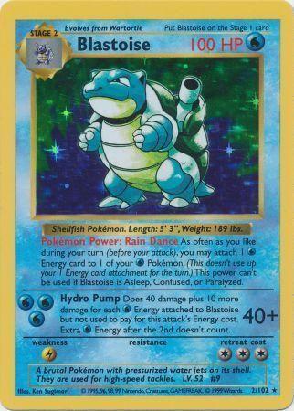 Blastoise - 2/102 - Rare - Shadowless [base1S-2] [Holo]