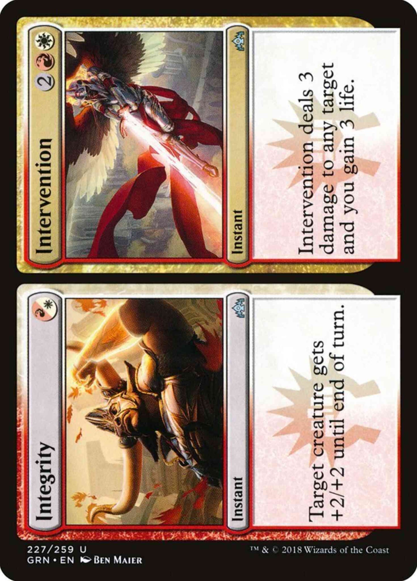 Integrity // Intervention [227] [Guilds of Ravnica] [Non-Foil]