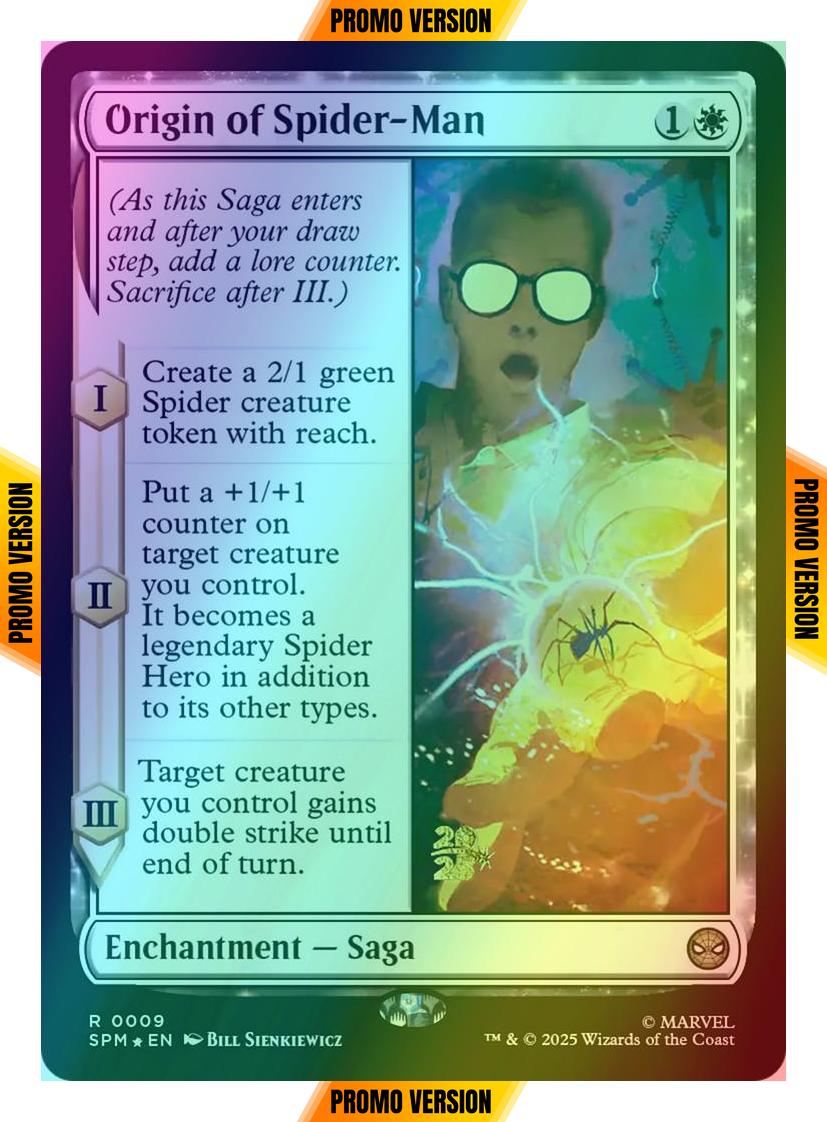 Origin of Spider-Man [9s] [Marvel's Spider-Man: Promos] [Foil]