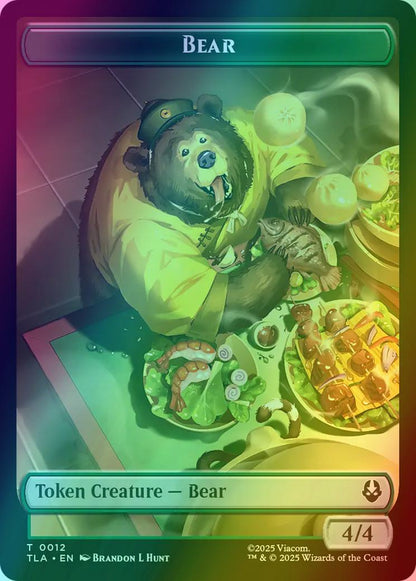 Bear Token (12) // Food Token (20) [Avatar: The Last Airbender: Tokens] [Foil]