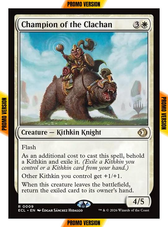 Champion of the Clachan [9p] [Promo Pack] [Lorwyn Eclipsed: Promos] [Non-Foil]