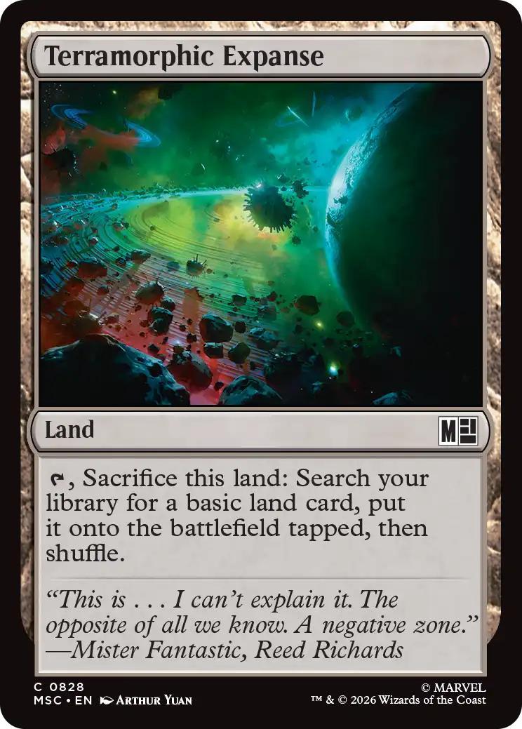 Terramorphic Expanse [828] [Jumpstart] [Marvel Super Heroes: Commander] [Non-Foil]