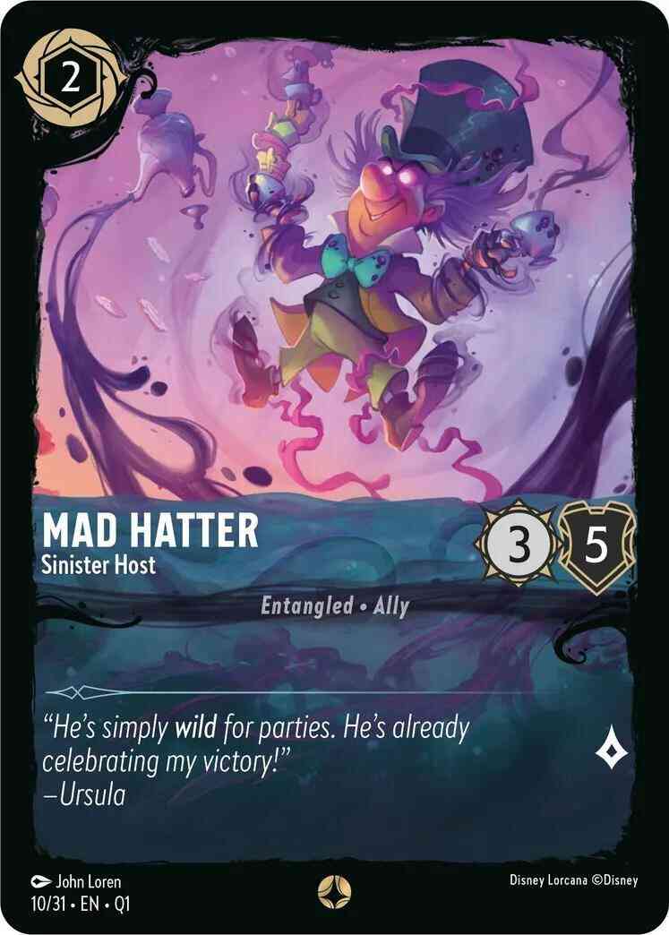 Mad Hatter - Sinister Host - 10/31 [Illumineer's Quest: Deep Trouble] [Non-Foil]