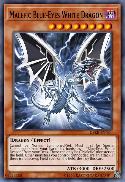 Malefic Blue-Eyes White Dragon - DPKB-EN023 - Ultra Rare - 1st Edition