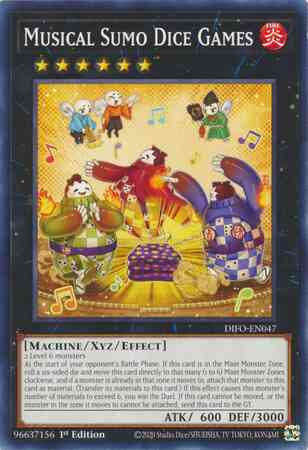 Musical Sumo Dice Games - DIFO-EN047 - Common - 1st Edition