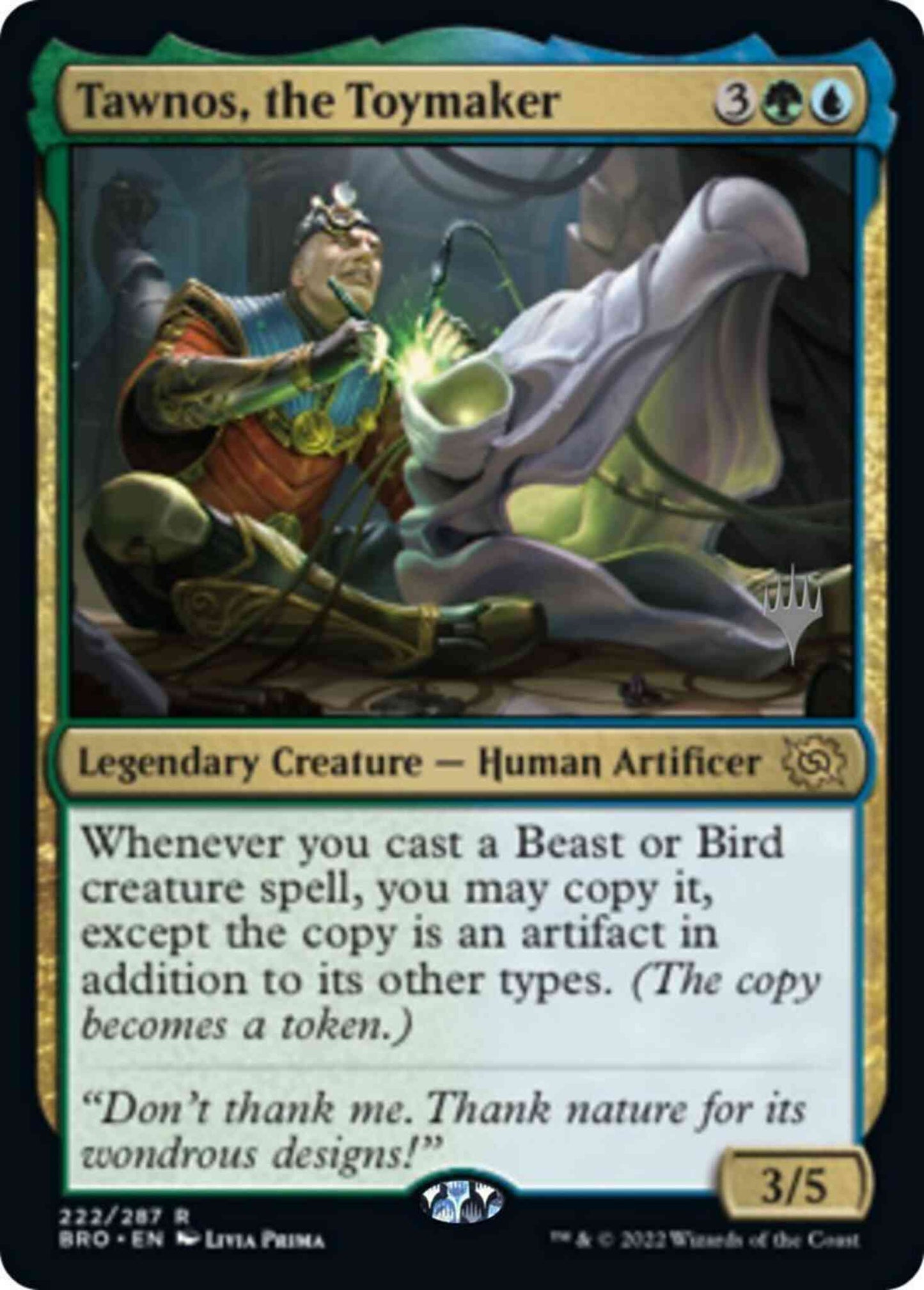 Tawnos, the Toymaker [222p] [Promo Pack] [The Brothers' War: Promos] [Non-Foil]