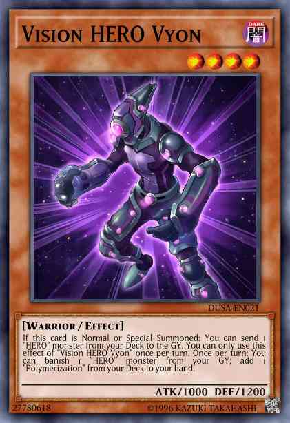 Vision HERO Vyon - DUSA-EN021 - Ultra Rare - 1st Edition