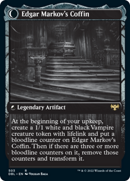 Edgar, Charmed Groom // Edgar Markov's Coffin [503] [Innistrad: Double Feature] [Non-Foil]