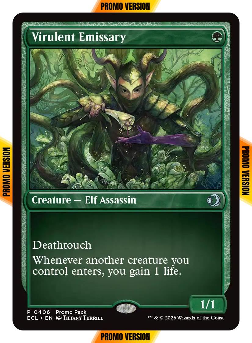 Virulent Emissary [406] [Dark Frame Promo Pack] [Lorwyn Eclipsed] [Non-Foil]
