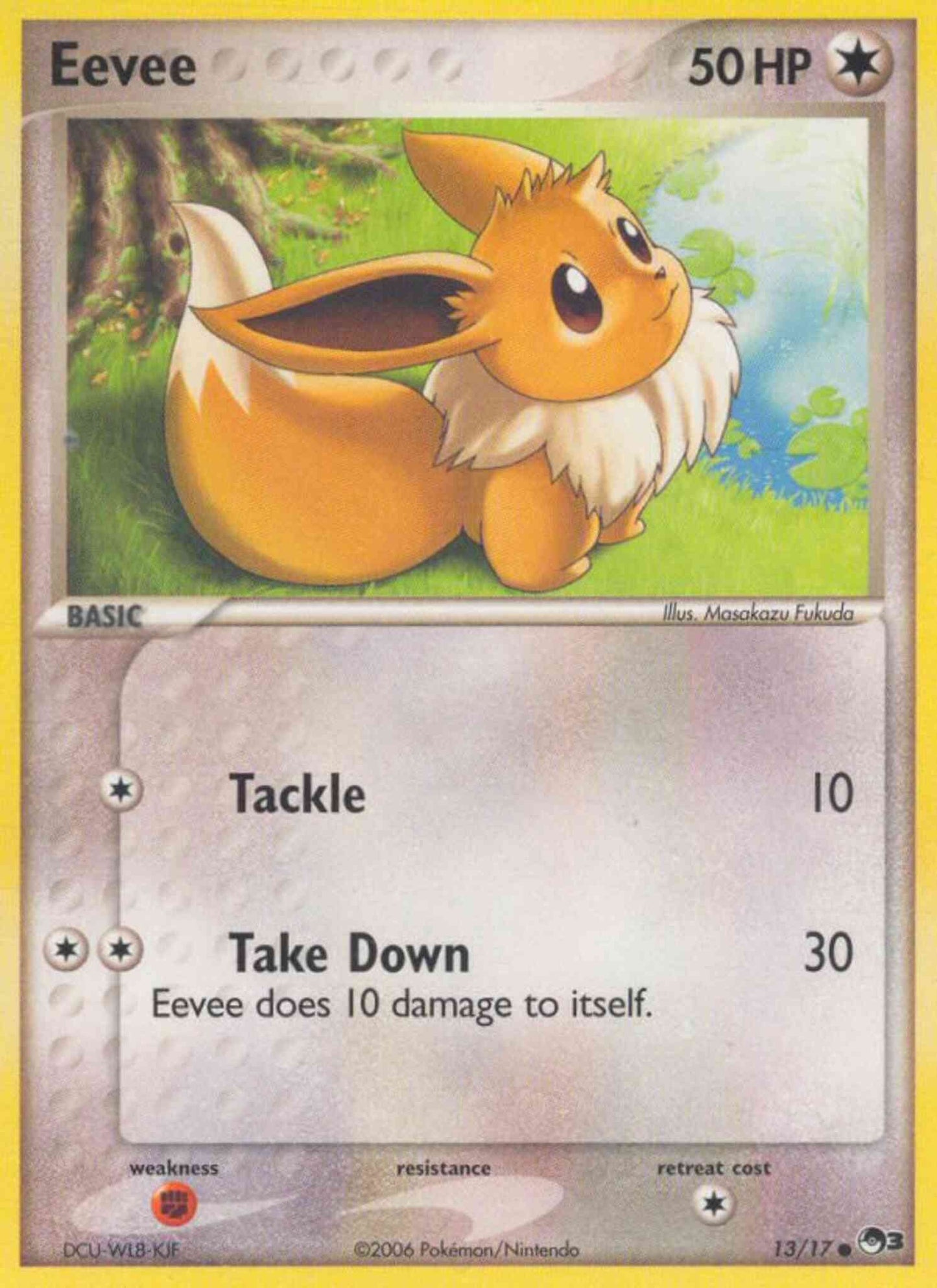 Eevee - 13/17 - Common [pop3-13] [Non-Holo]