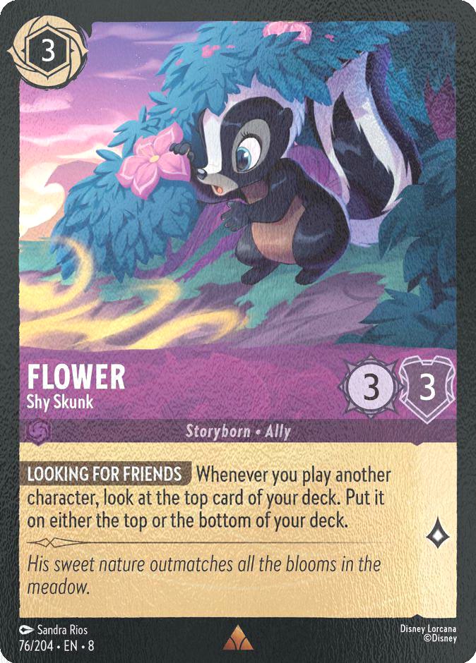 Flower - Shy Skunk - 76/204 [Reign of Jafar] [Cold Foil]